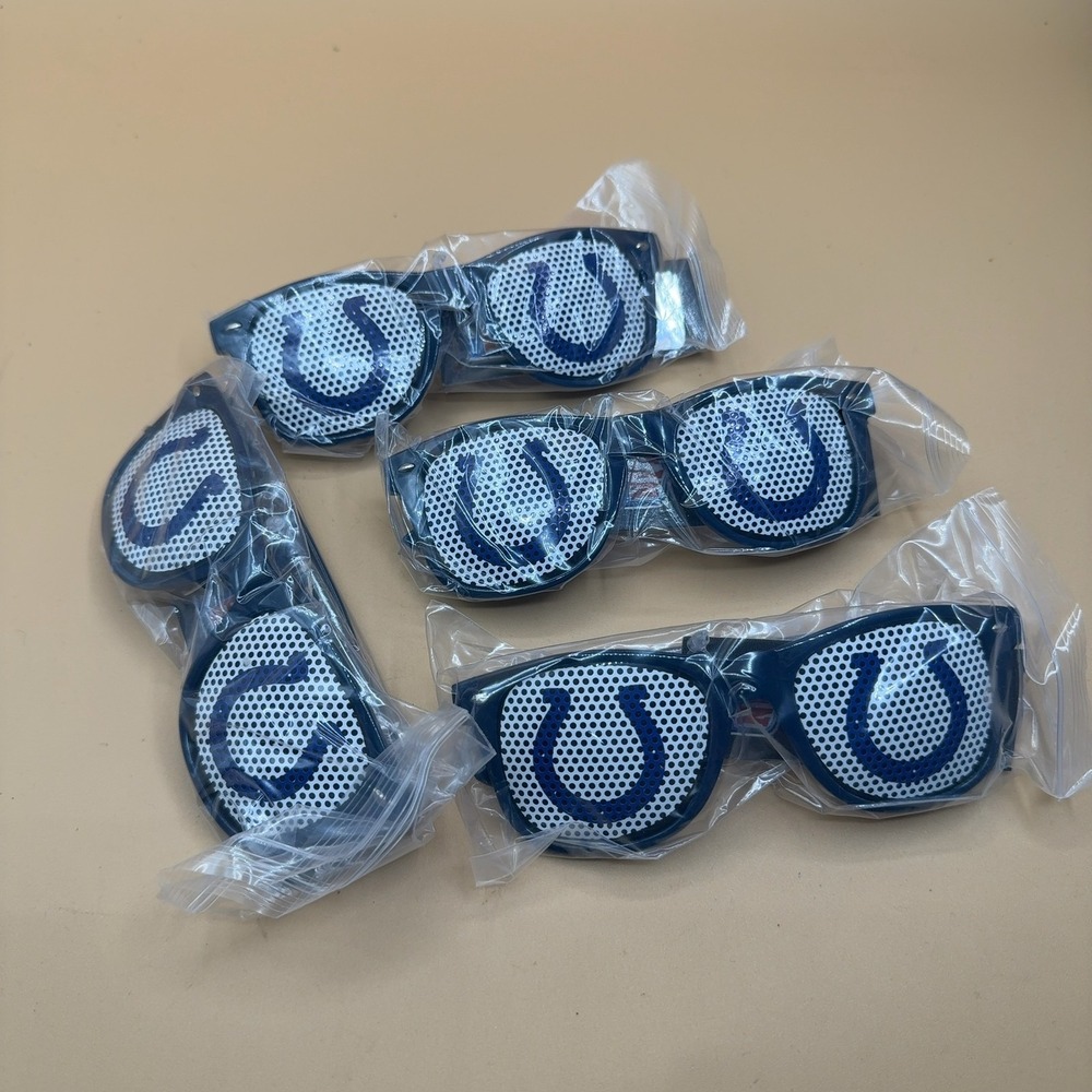 Siskiyou Sports NFL Colts Logo Sunglasses Navy Blue 4-Pack
